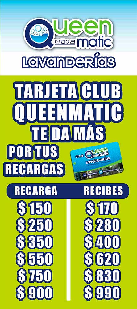 TARJETA CLUB QUEENMATIC